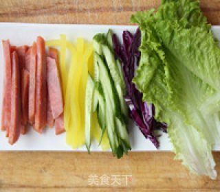 黑椒火腿手抓饼的做法步骤：6