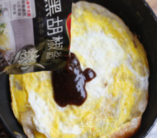 黑椒火腿手抓饼的做法步骤：9