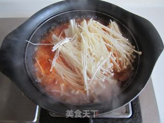 金针菇番茄蛋汤的做法步骤：6