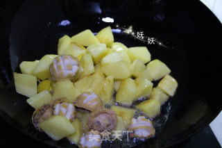 土豆烧鲍鱼的做法步骤：6
