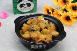 土豆烧鲍鱼的做法步骤：8