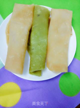 蔬菜春饼~蒸春饼《胡萝卜，苜蓿汁》的做法步骤：7