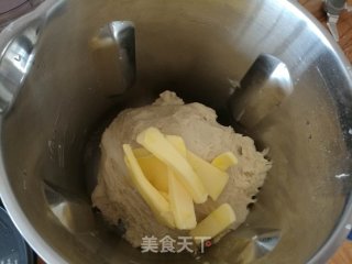 料理机和面制作松软拉丝吐司面包的做法步骤：3