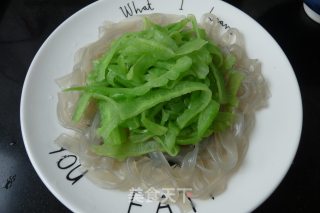 香蒜苦瓜拌粉条的做法步骤：6