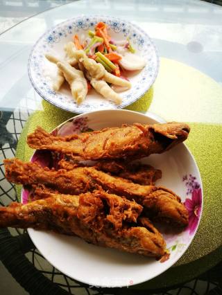 油炸小海鱼的做法步骤：4