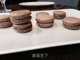 咖啡马卡龙的做法步骤：10