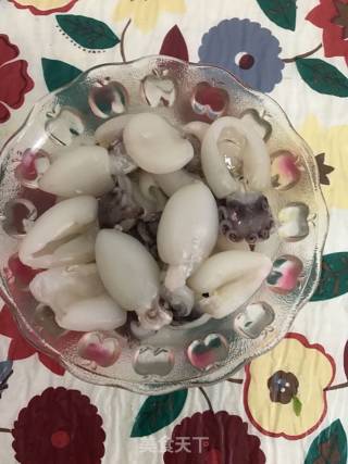 彩色墨鱼仔的做法步骤：2