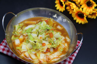 茄汁白菜的做法步骤：9