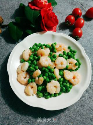 青豆虾仁的做法步骤：8