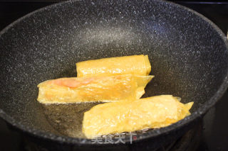 【每日新品】腐皮鸡肉卷的做法步骤：6