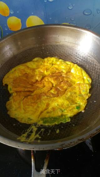 青椒鸡蛋饼的做法步骤：6