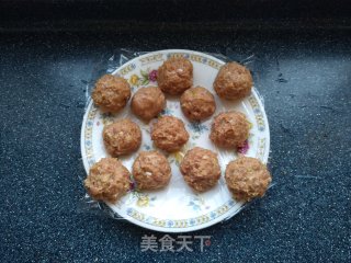 豆渣肉丸 —— 非油炸的空气炸锅版的做法步骤：5