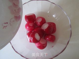 桂花糖醋樱桃萝卜的做法步骤：5