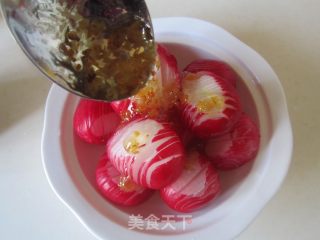 桂花糖醋樱桃萝卜的做法步骤：6