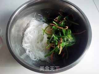 粉丝拌菠菜的做法步骤：5