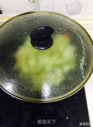 小炒有机花菜的做法步骤：3