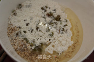 椰香燕麦多多饼干的做法步骤：2