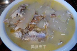冬瓜炖瓦氏华子鱼汤的做法步骤：3