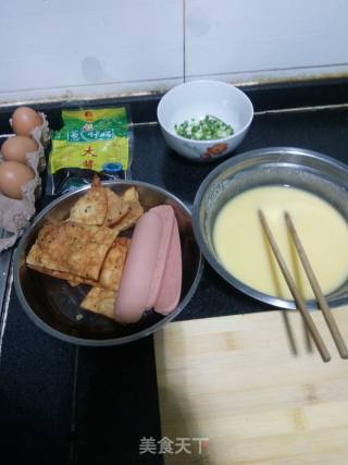 黄白面煎饼果子的做法步骤：2