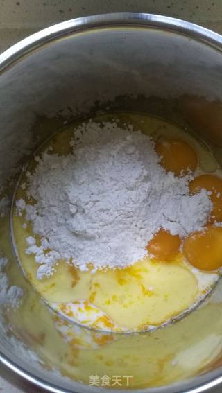 蓝莓蛋糕卷的做法步骤：2