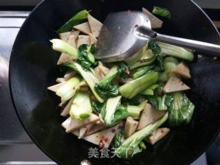 千叶青菜的做法步骤：3