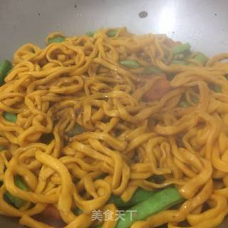 豆角焖面的做法步骤：7