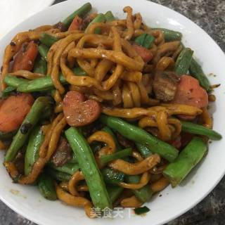 豆角焖面的做法步骤：10
