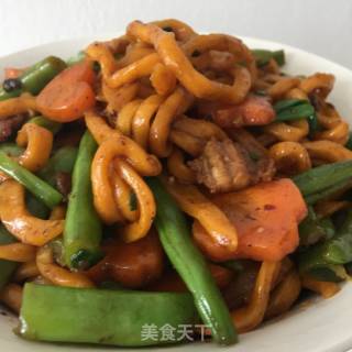 豆角焖面的做法步骤：11