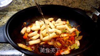泡菜芝心年糕 | 您的年糕已投递，请签收！【独家】的做法步骤：8