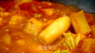泡菜芝心年糕 | 您的年糕已投递，请签收！【独家】的做法步骤：9
