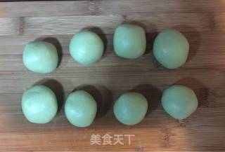 自制菜肉青团的做法步骤：3