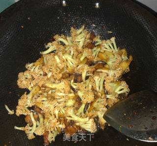 干煸菜花的做法步骤：2