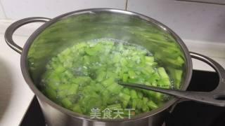 培根榄菜四季豆的做法步骤：2