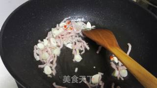 培根榄菜四季豆的做法步骤：5