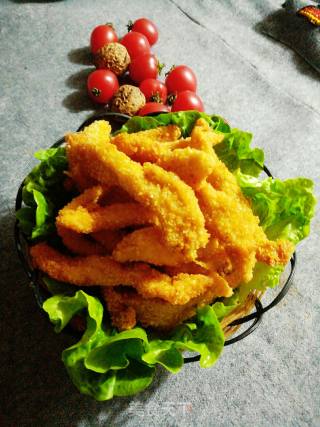 香脆鸡柳的做法步骤：9