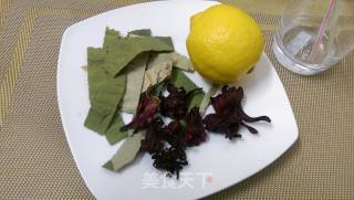 柠檬荷叶洛神茶的做法步骤：1