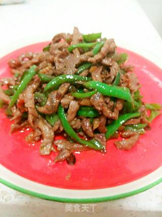 辣椒炒牛肉的做法步骤：8