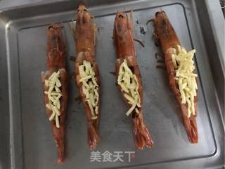 芝士焗大虾的做法步骤：4