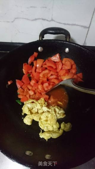 简单的番茄炒蛋的做法步骤：5