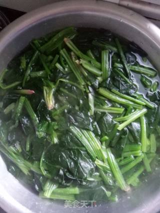 芝麻酱拌菠菜的做法步骤：4