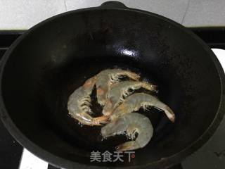 茄汁干烧虾的做法步骤：4