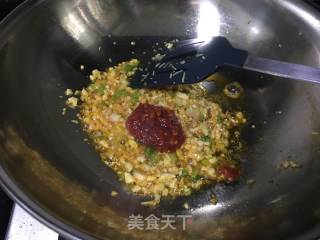 茄汁干烧虾的做法步骤：8