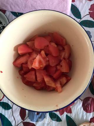 西红柿鸡蛋疙瘩汤的做法步骤：1