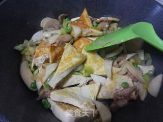 葱香黄金客家豆腐的做法步骤：13
