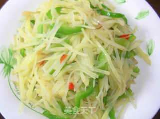 青椒土豆丝的做法步骤：2