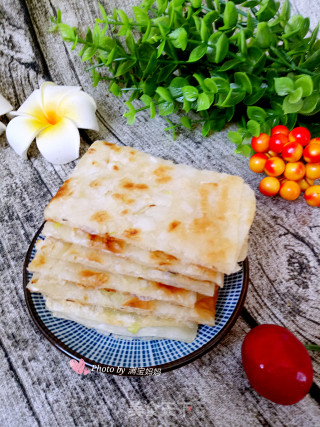 馄饨皮版葱油饼的做法步骤：12
