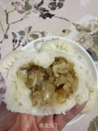 萝卜粉条虾皮素馅包子的做法步骤：9