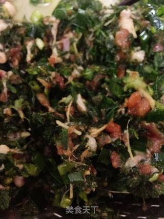 荠菜猪肉水饺的做法步骤：3