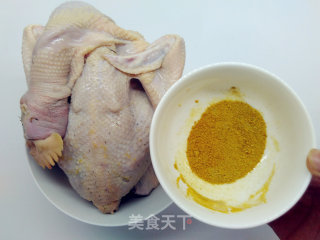 砂锅盐焗鸡的做法步骤：3