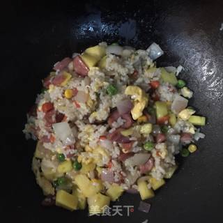 菠萝饭的做法步骤：10